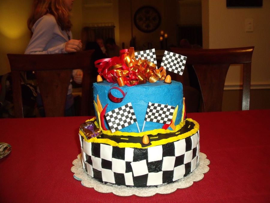Hot Wheels Birthday Cake