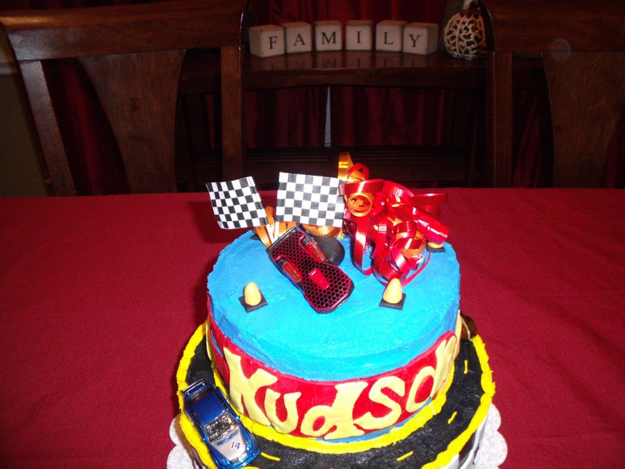 Hot Wheels Birthday Cake