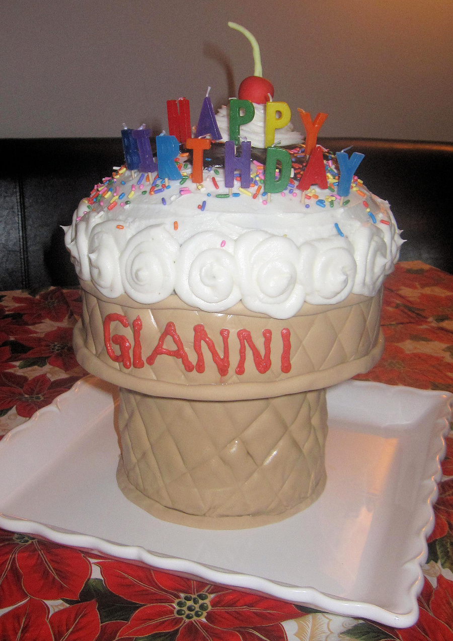 Ice Cream Cone Cake Cakecentral