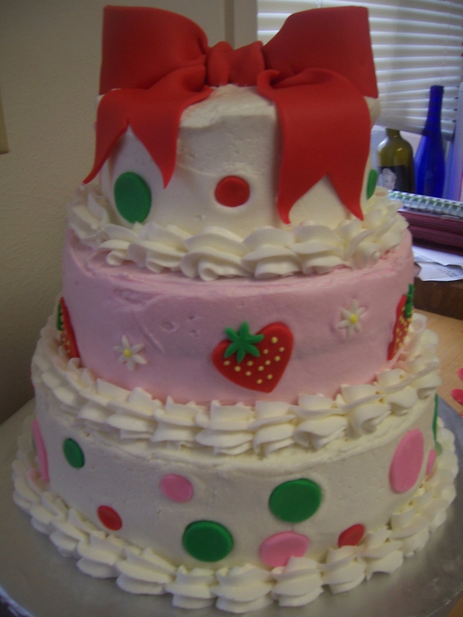 Strawberry Shortcake Themed Cake Cakecentral