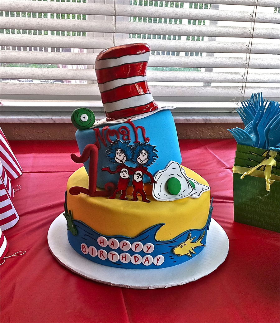 Dr. Seuss Cake - CakeCentral.com
