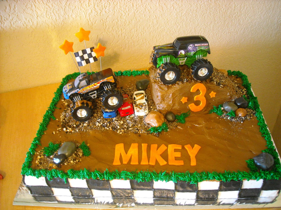 Monster Truck Cake