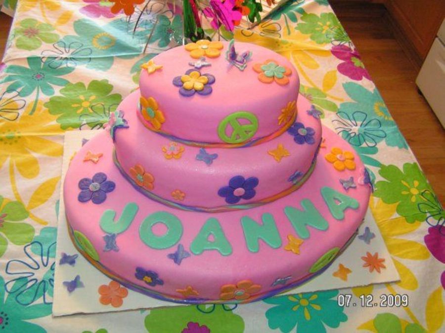 Groovy Birthday Cake CakeCentral