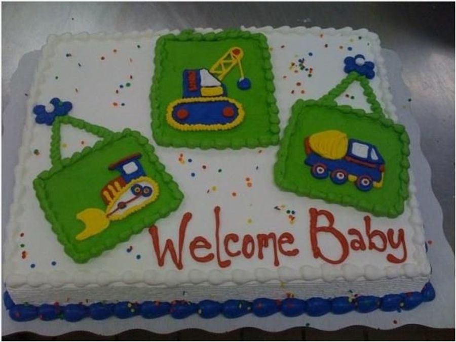 Baby Shower Cake For Boy