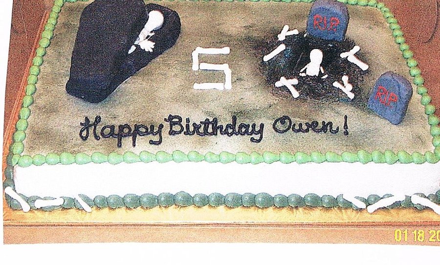 Skeleton Sheetcake CakeCentral com