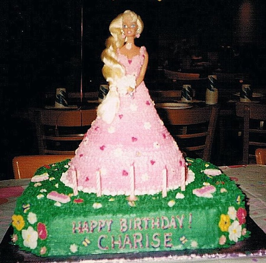 Barbie Doll In Dress Cake - CakeCentral.com