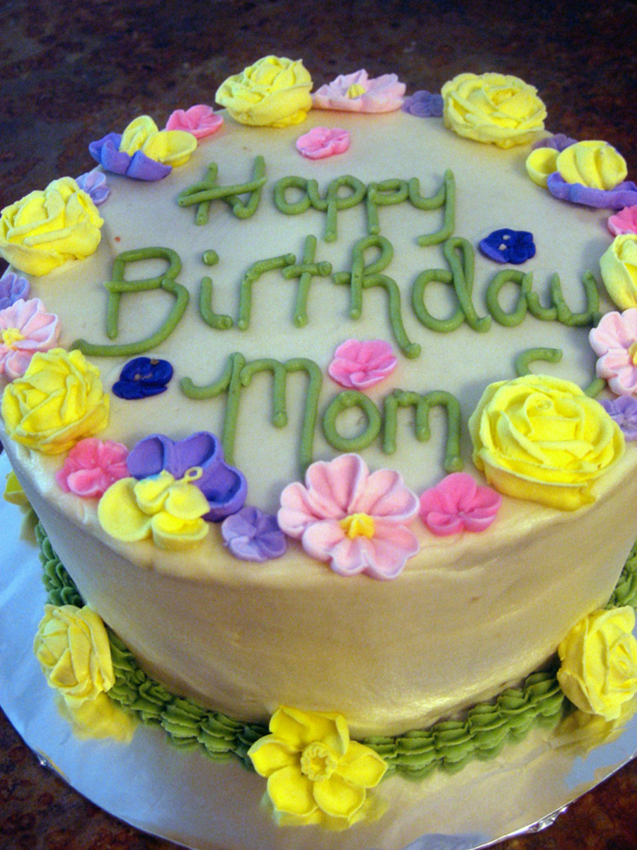 Floral Birthday Cake