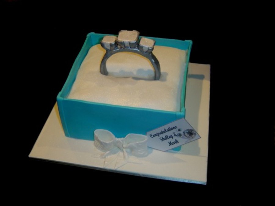 Engagement Ring Cake