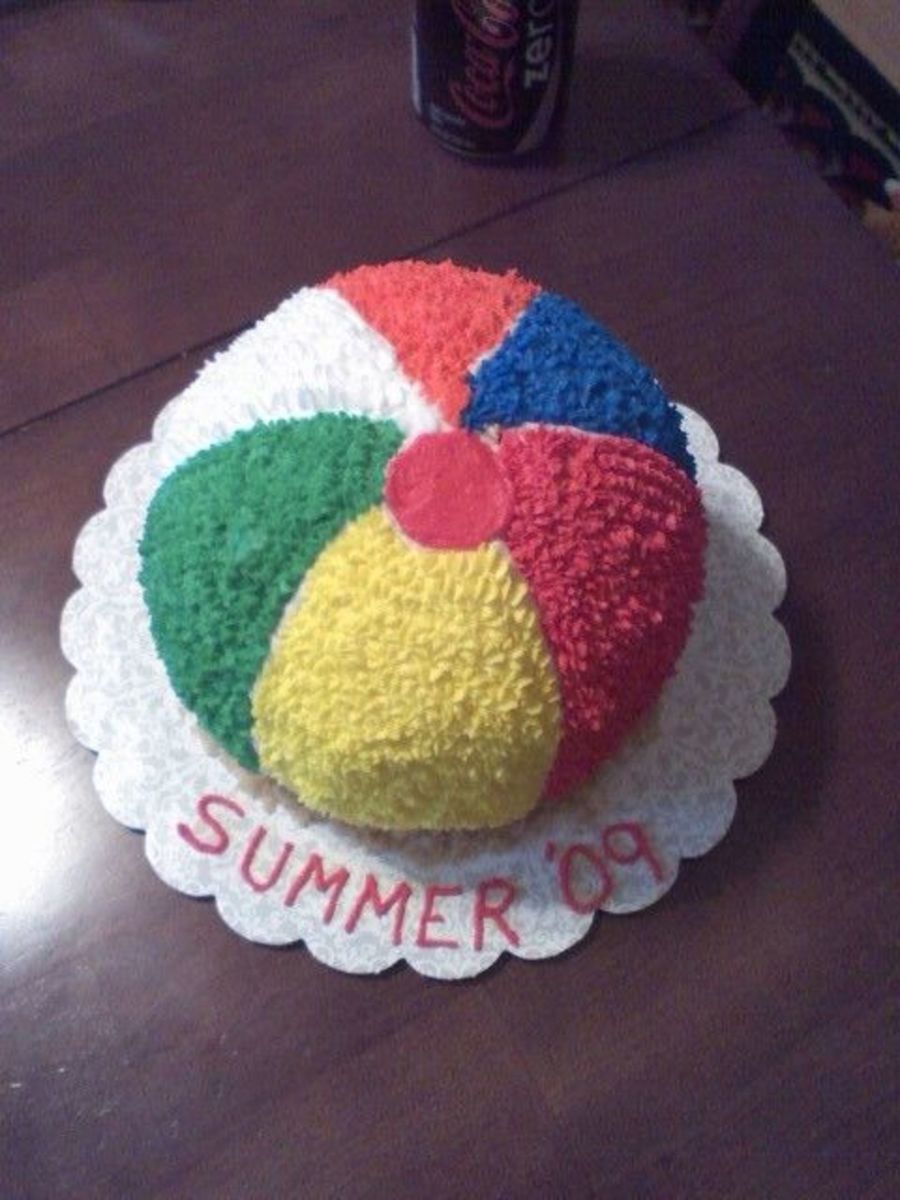 Beach Ball Cake