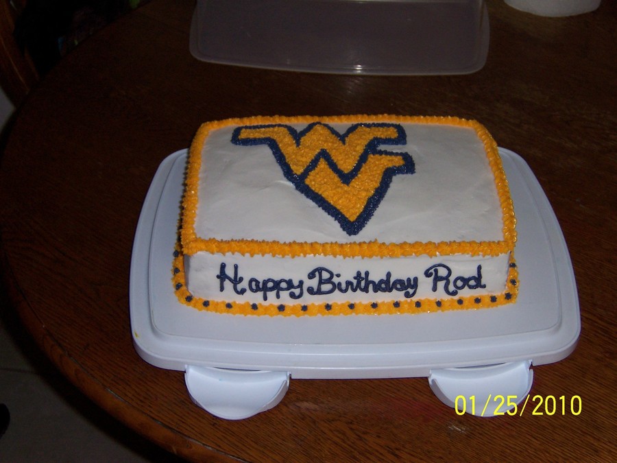 West Virginia University Cake