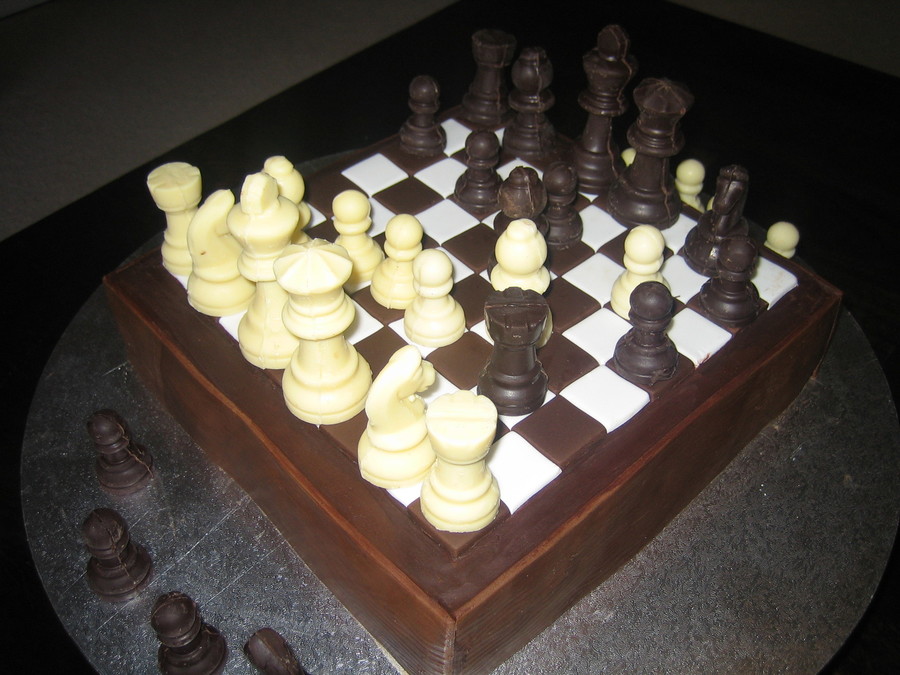 Chessboard Birthday Cake