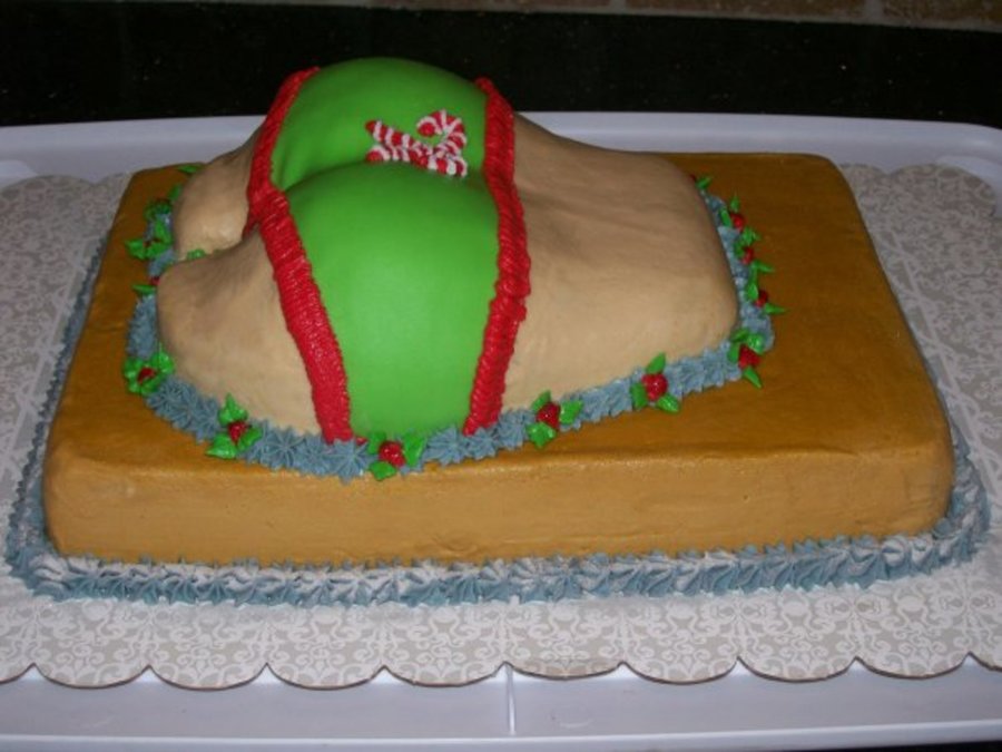 Christmas Panty Cake