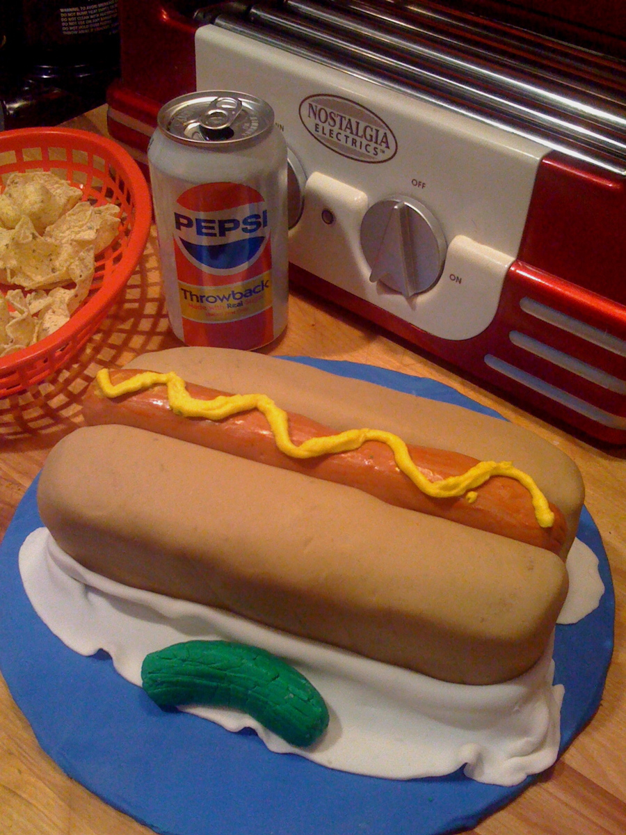 Hot Dog Cake