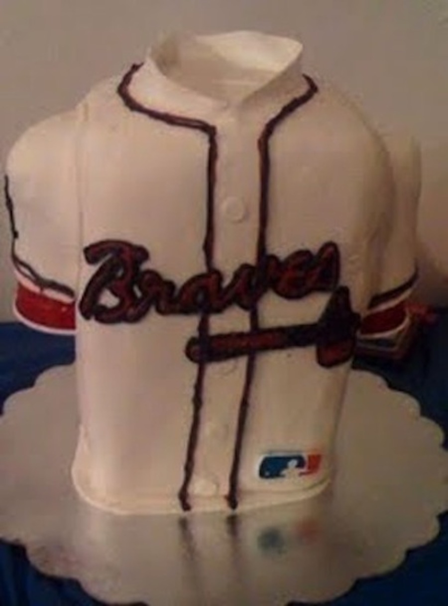Braves Jersey Cake