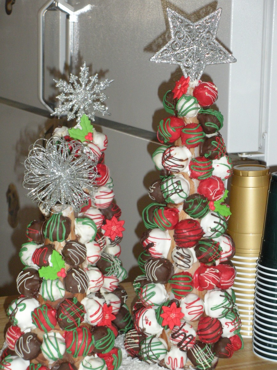 Christmas Cake Ball Trees