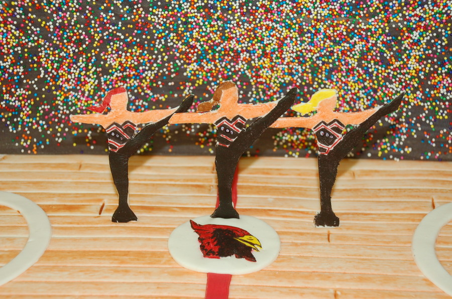 High School Drill Team Kick Line