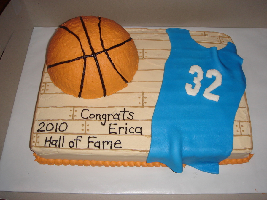 Basketball Hall Of Fame Cake