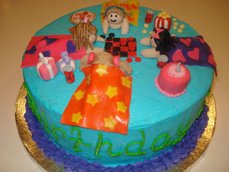 Slumber Party Birthday Cake