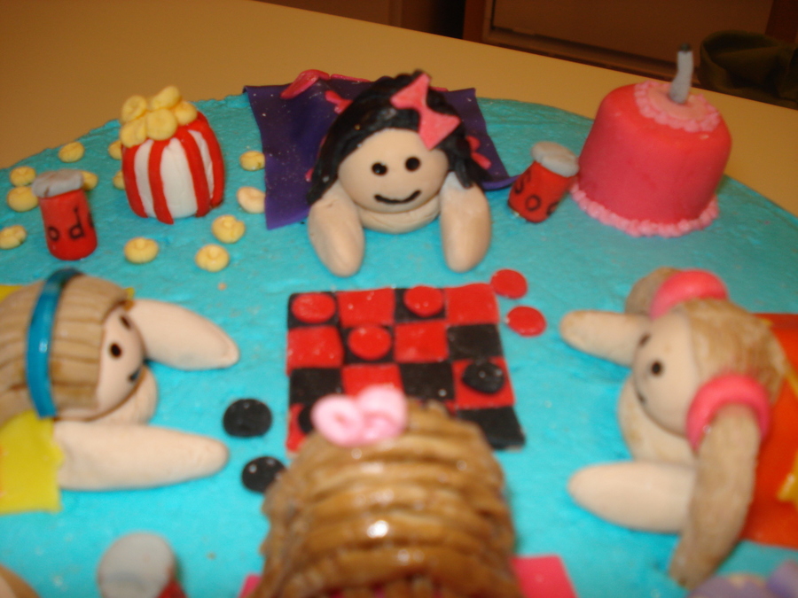 Slumber Party Birthday Cake