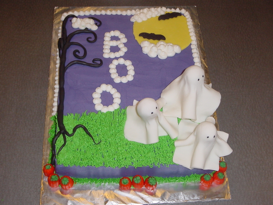Halloween Sheet Cake