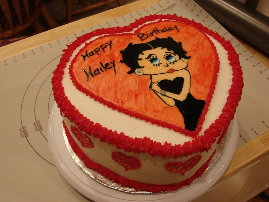 Betty Boop Birthday Cake - CakeCentral.com
