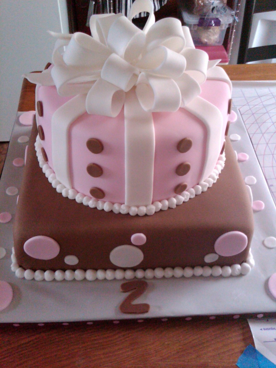Baby Girl Shower Cake