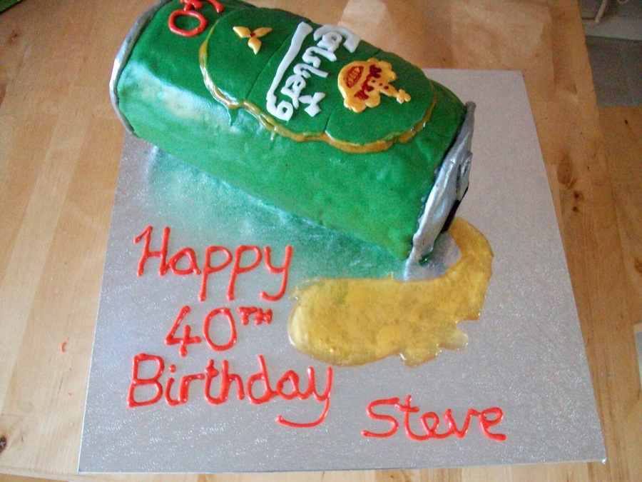 Carlsberg Beer Can Cake