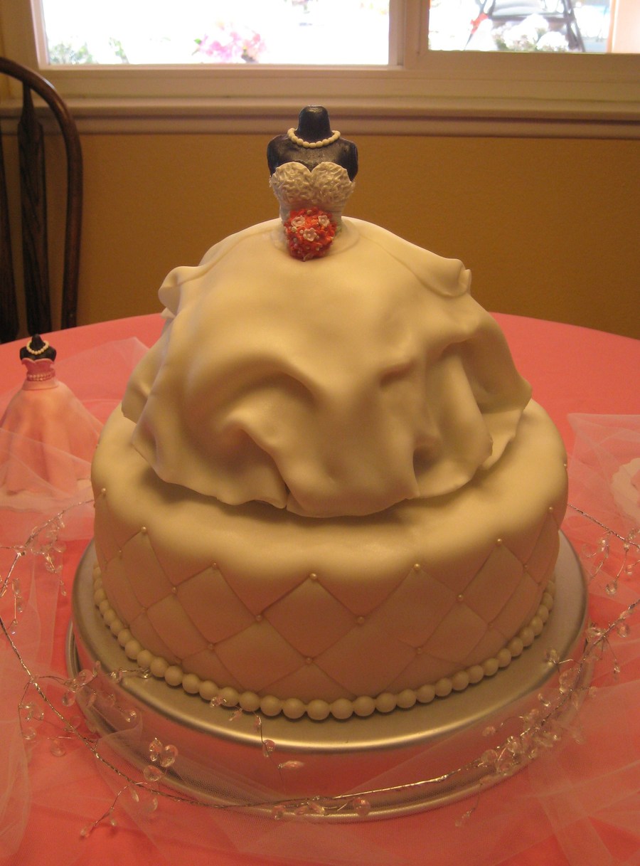 Bridal Shower Dress Cake
