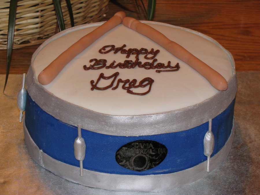 Snare Drum Cake