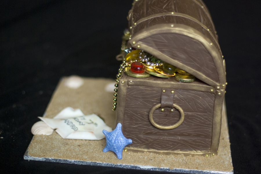 Pirates Treasure Chest Cake