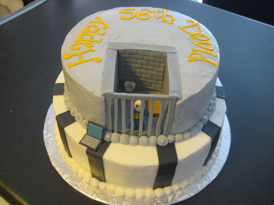 Jail Themed Cake