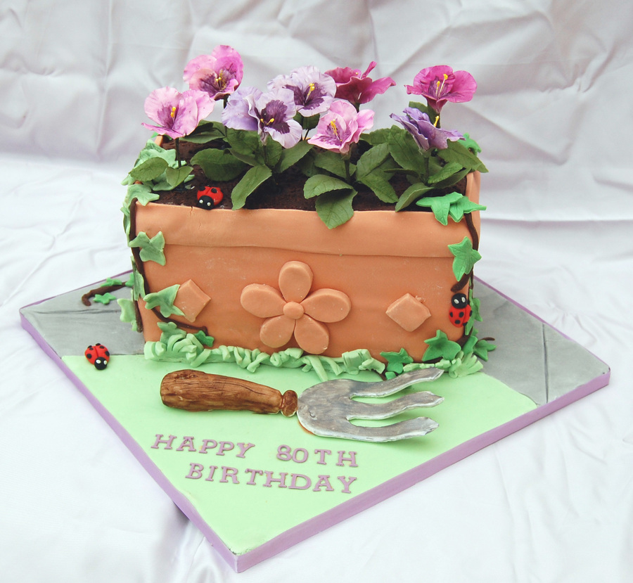 Flower Box Cake - CakeCentral.com
