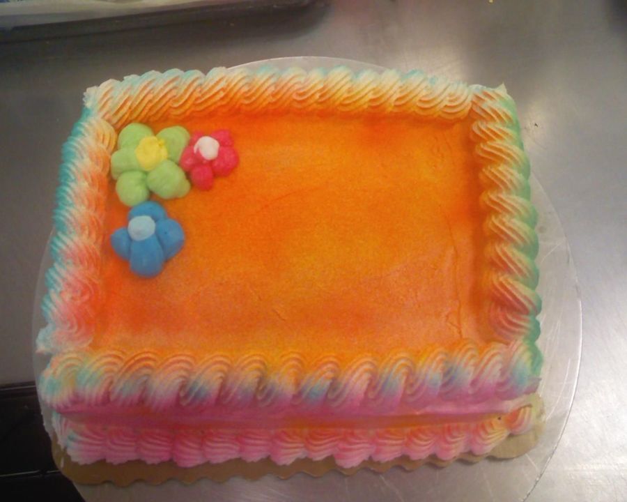 Airbrush Birthday Cake