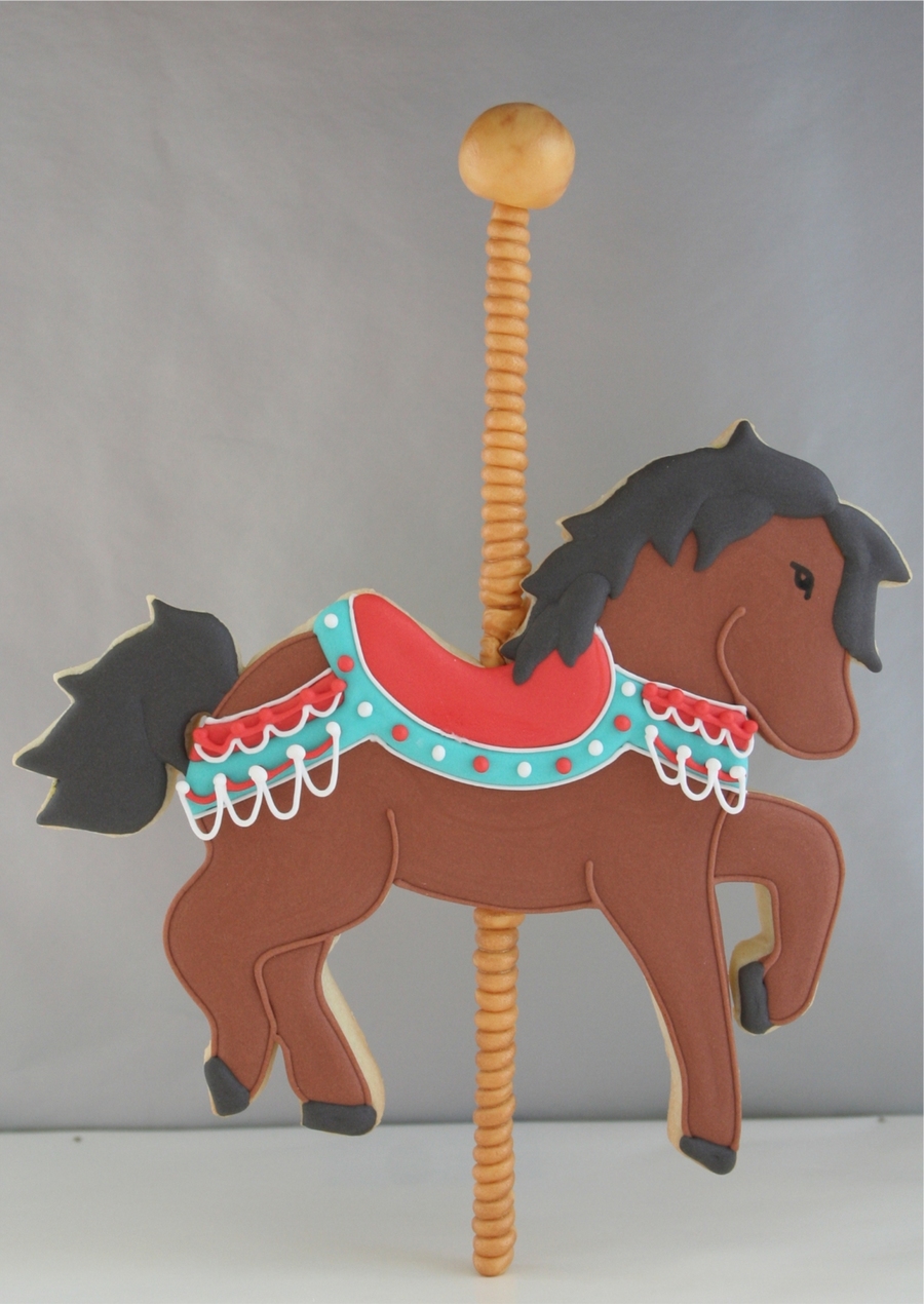 Carousel Horse Cookies