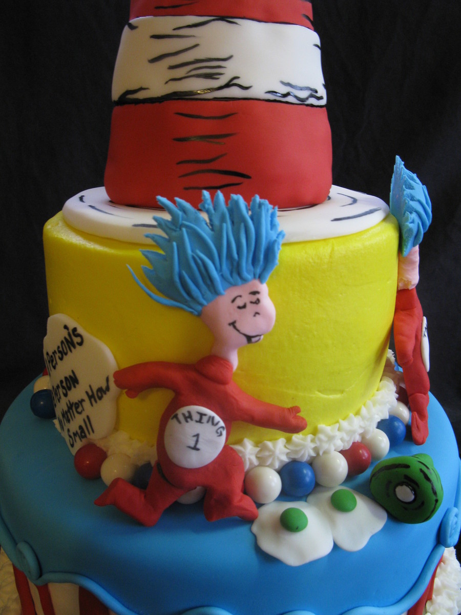 Dr Seuss Birthday Cake - CakeCentral.com