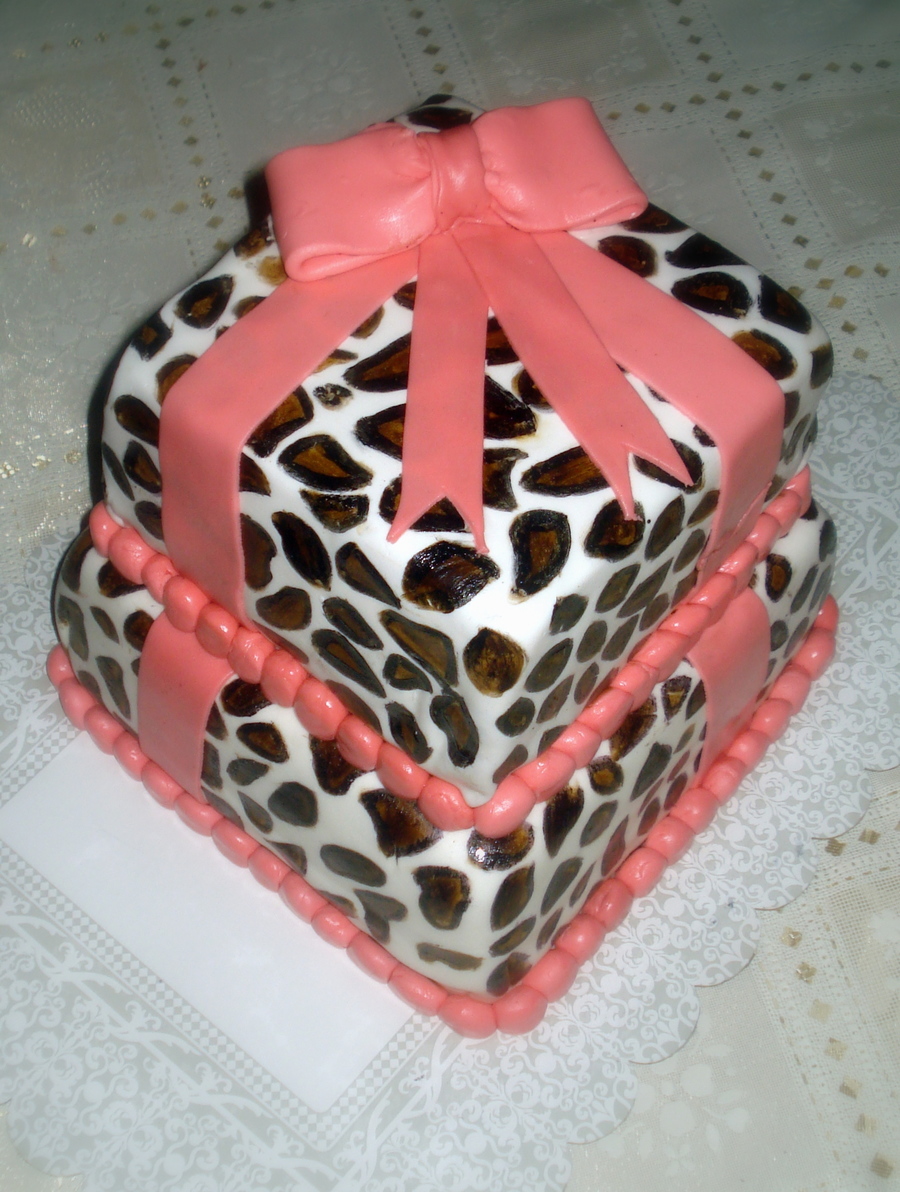 Animal Print Cake - CakeCentral.com