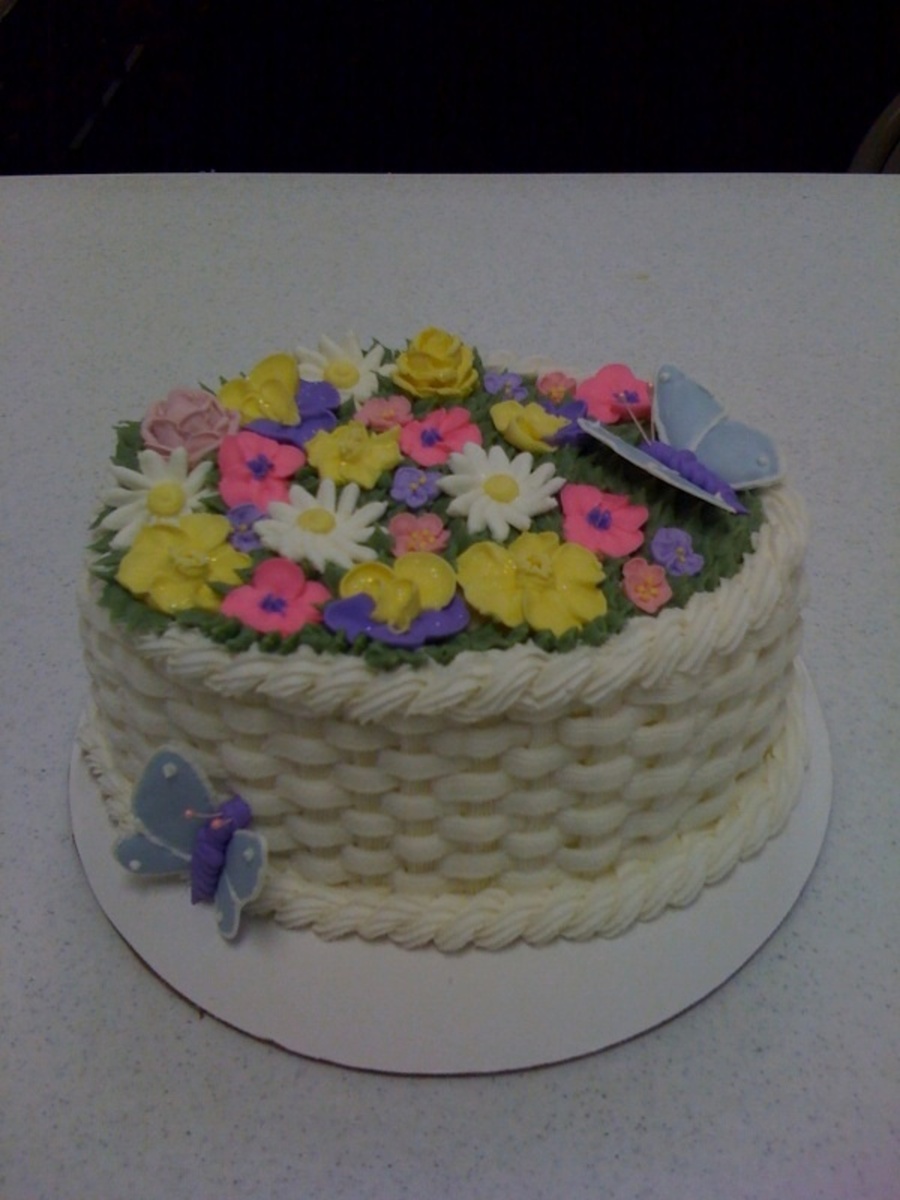 Basket Weave Cake