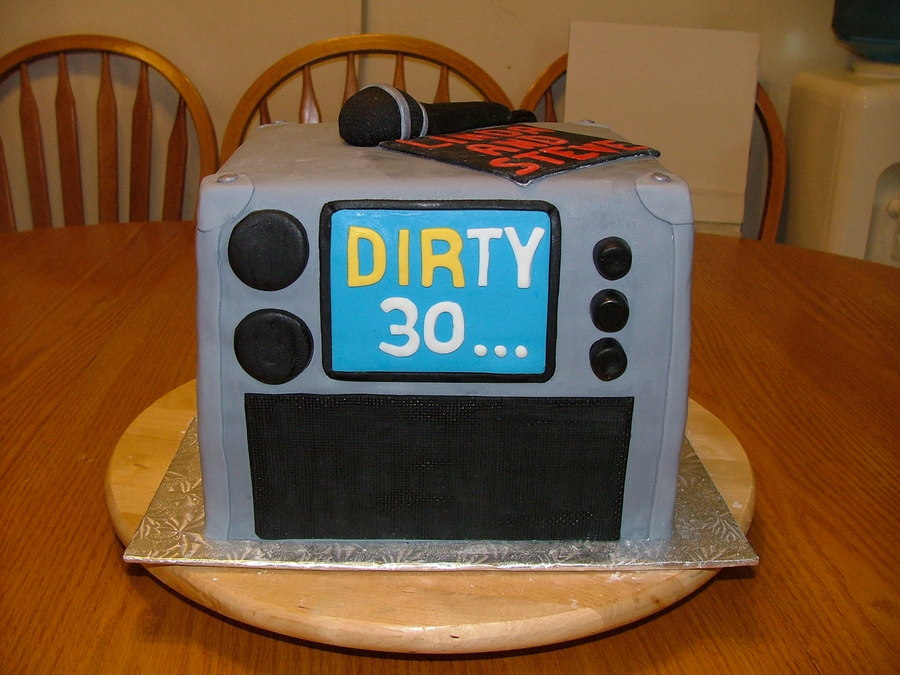 Karaoke Machine Cake