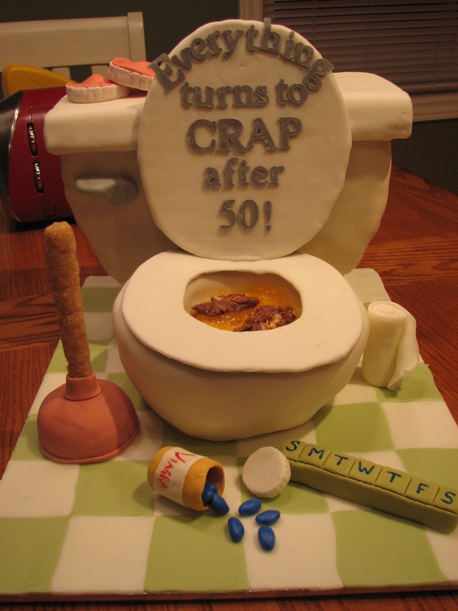 Toilet Birthday Cake