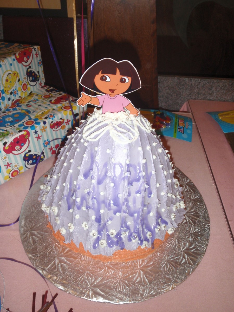 Dora The Explorer Dress - CakeCentral.com