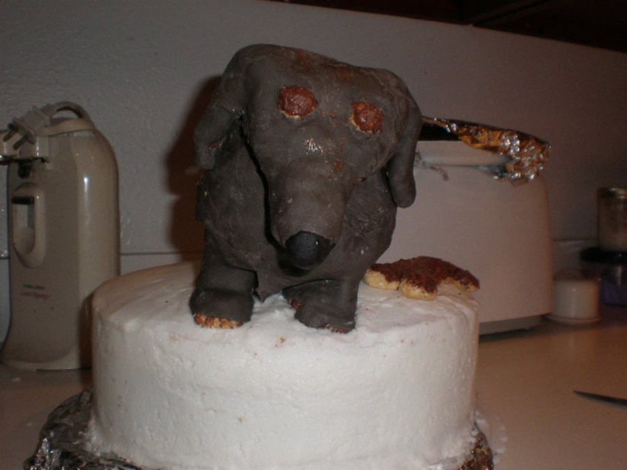 Wiener Dog Cake