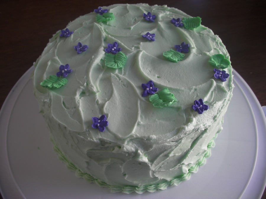 Royal Icing Violets
