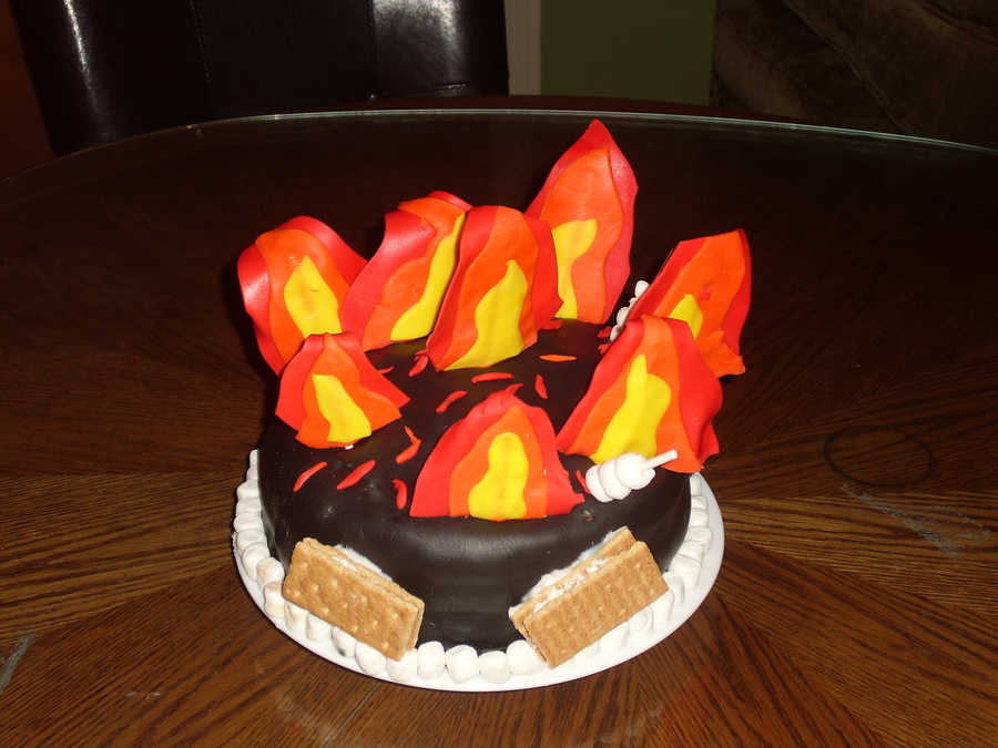 Fire Pit Cake