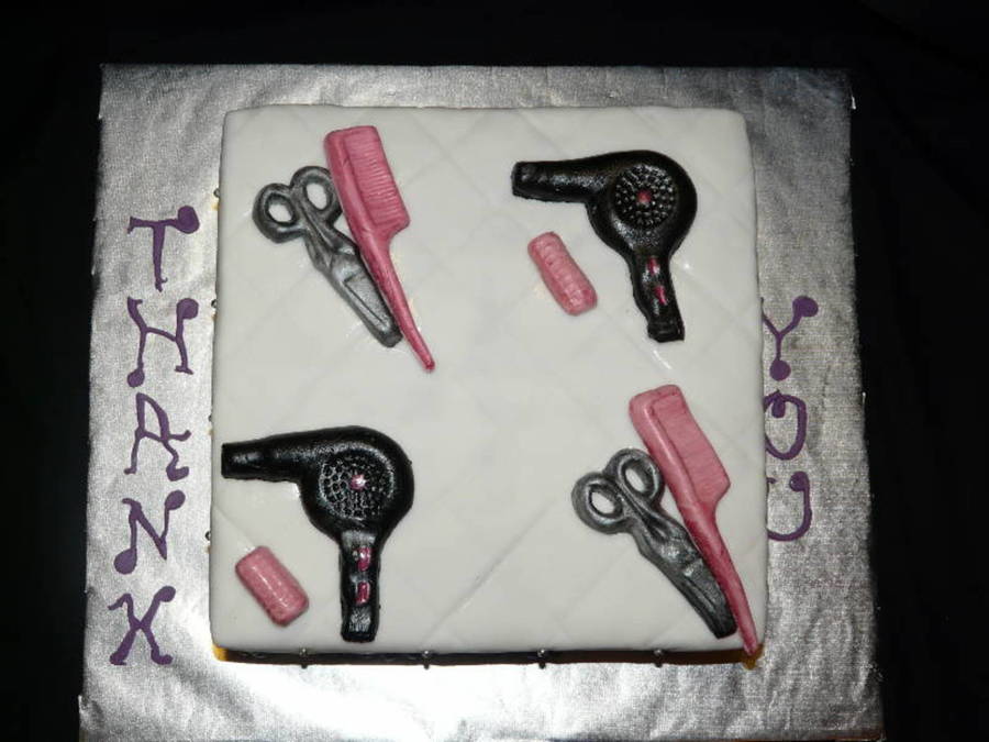 Hair Stylist Cake