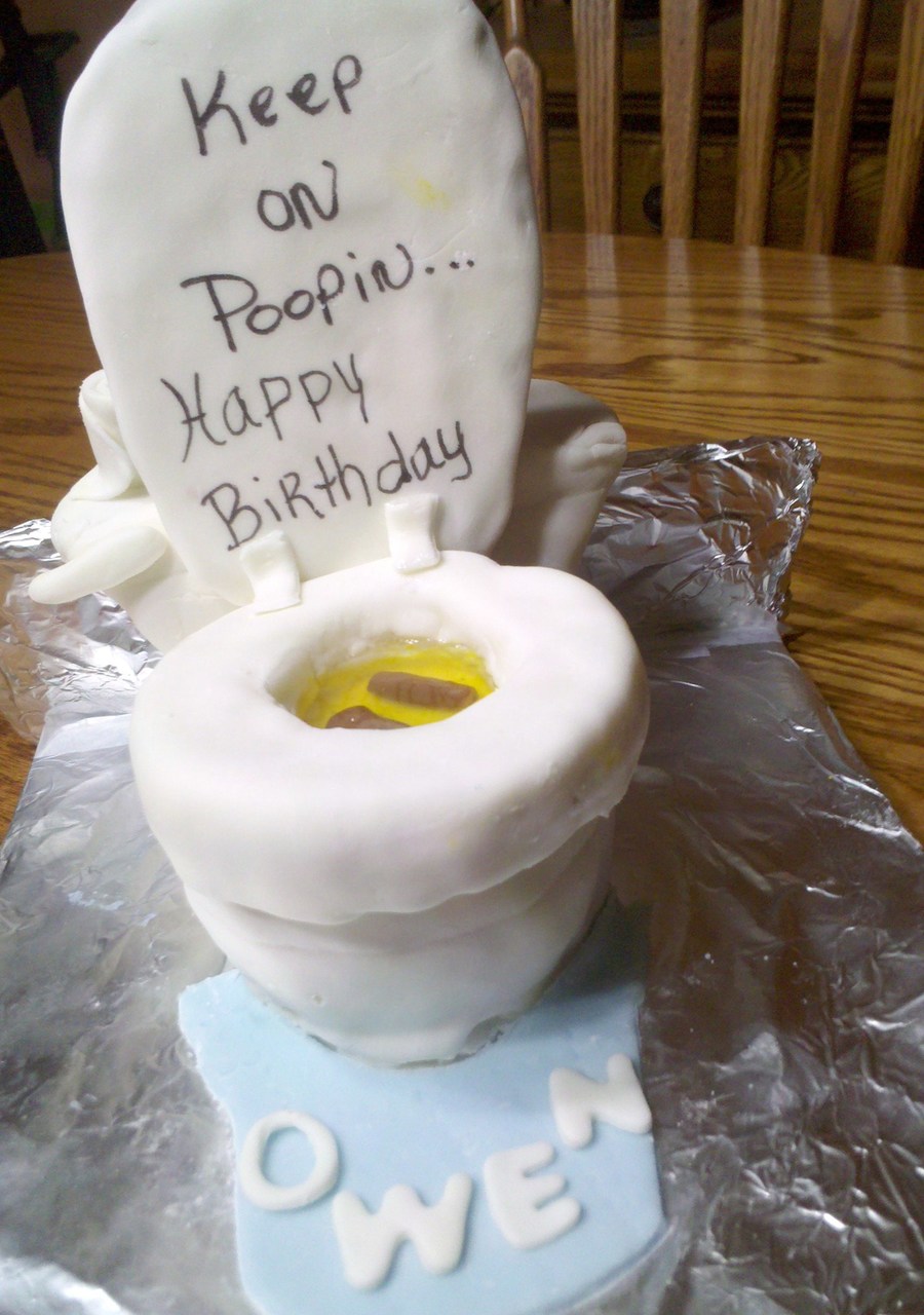 Toilet Bowl Cake