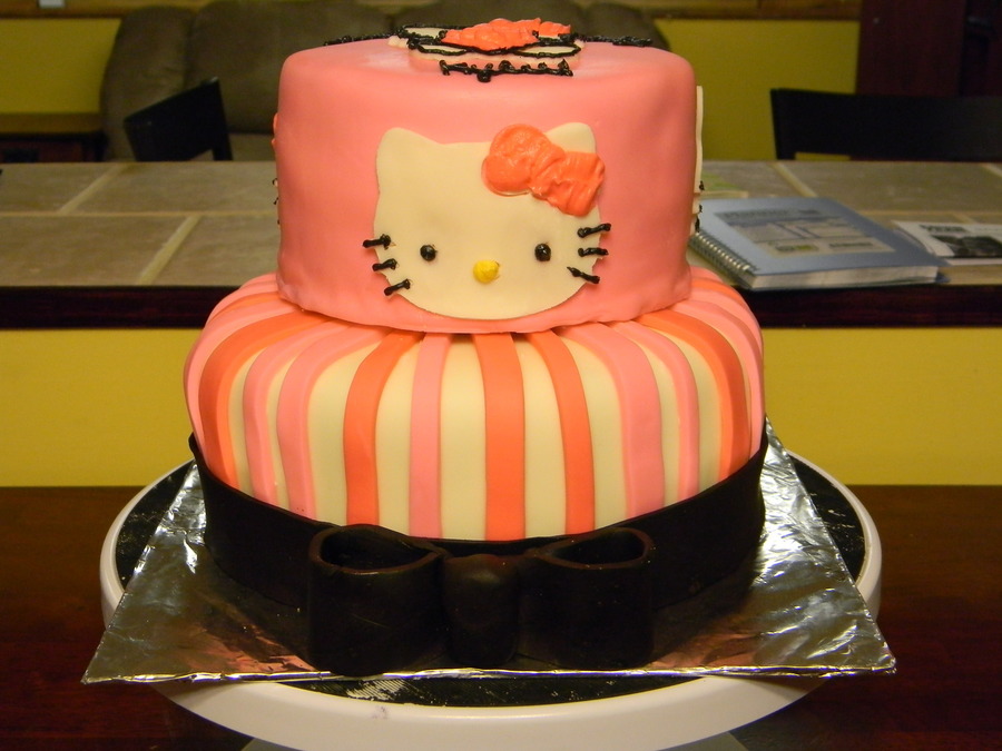 Hello Kitty Birthday Cake