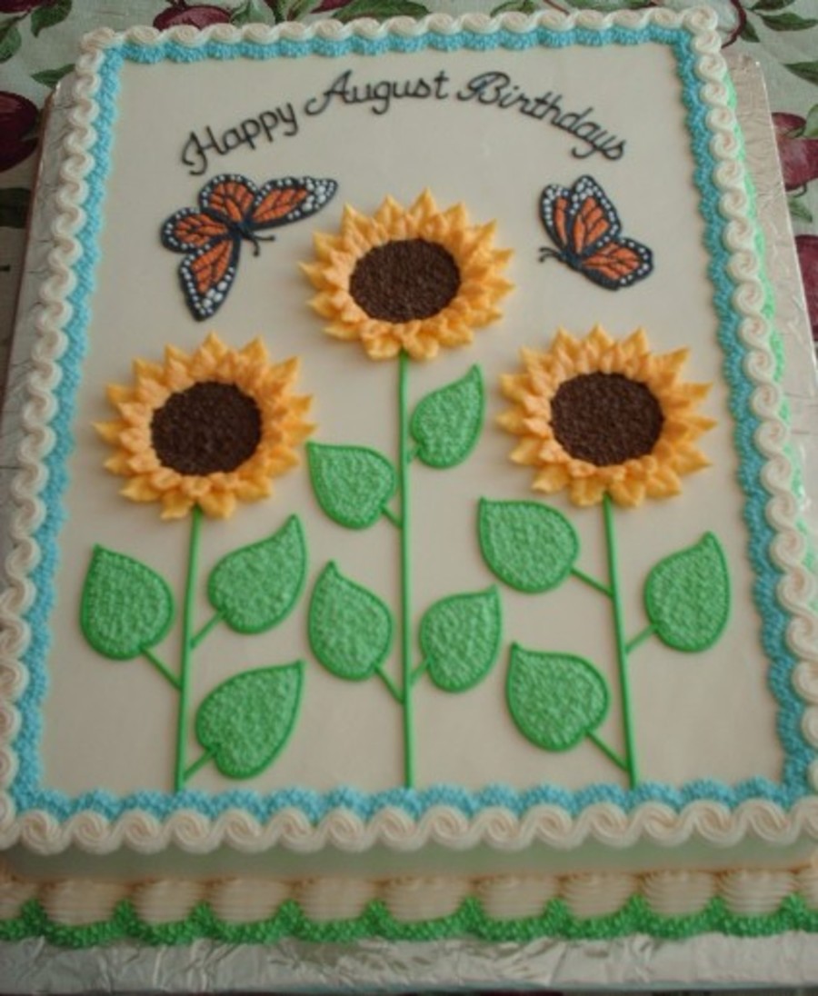 Butterflies And Sunflowers