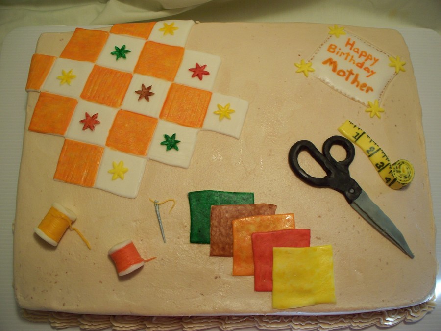 Quilters Birthday Cake