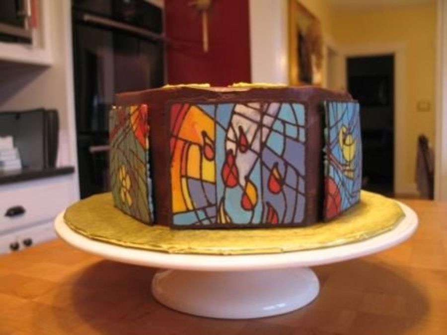 Stained Glass Cake