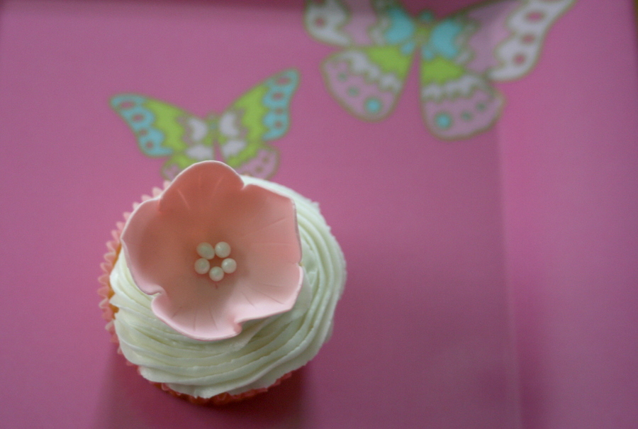 Butterfly Baby Shower Cupcakes